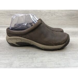 Merrell Encore Nova 4 Women's Mule Brown Leather 6 Outdoor Slip On Comfort Shoes